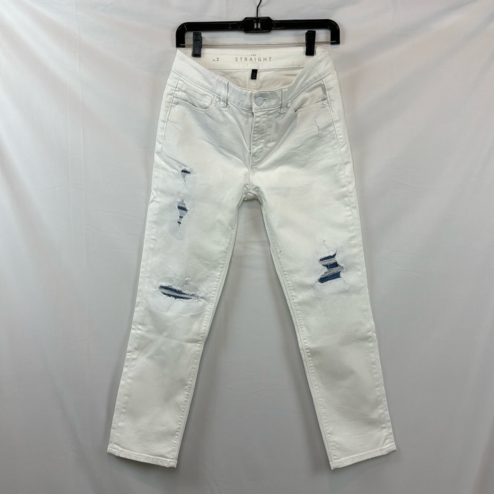 White House Black Market white jeans